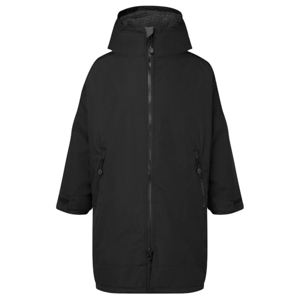 TriDri Childrens/Kids Changing Robe / Black/Charcoal